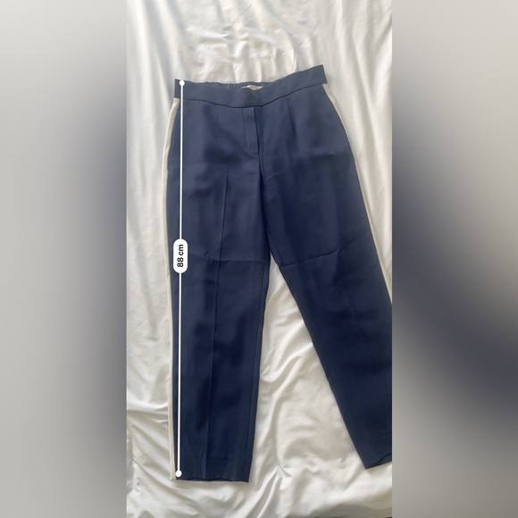 Navy Babaton dress pant with stripe - Picture 5 of 8